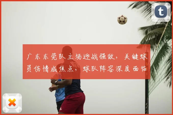 广东东莞队主场迎战强敌,关键球员伤情成焦点,球队阵容深度面临考验